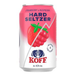 Koff Hard Seltzer - Strawberry-Rasberry 0,33 l